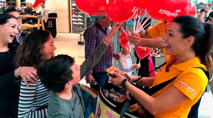 introducción de donuts en puntos de venta